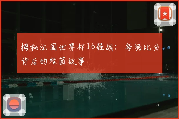 揭秘法国世界杯16强战：每场比分背后的绿茵故事